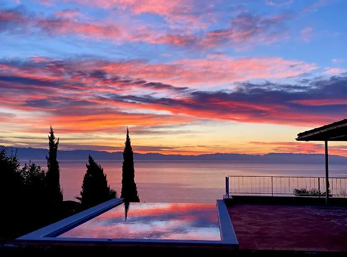 Villa - 150 M To The - Infinity Pool - Incredible Sea View - Fitness Gym Lovran